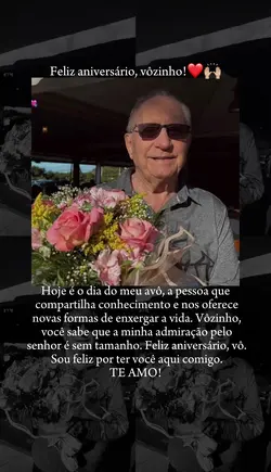 Aniversário vôzinho 