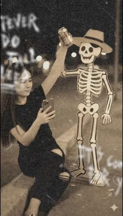 AI ชนแก้วกับโครงกระดูก