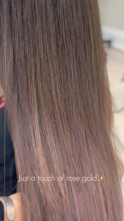 Touch of rose gold 
