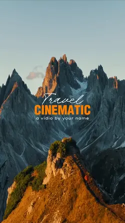 Travel cinematic