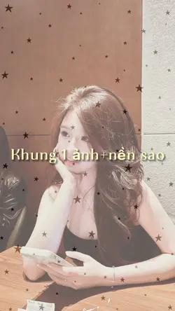 1 ảnh+nền sao