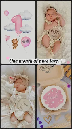1month old girl 