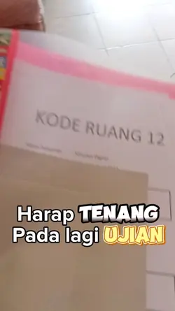 Harap Tenang Ada Uji