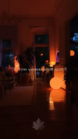 cozy autumn night