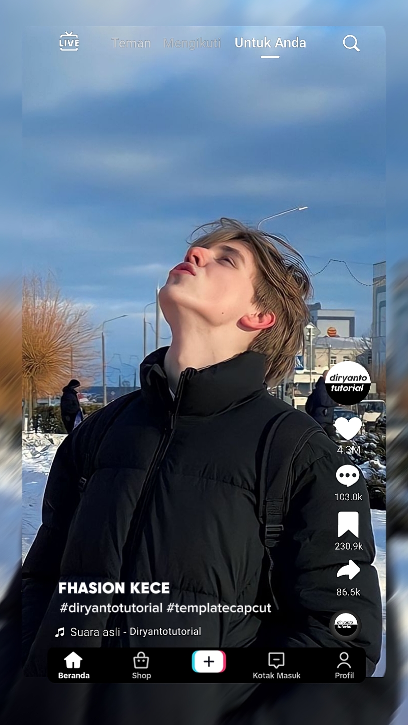 capcut template cover