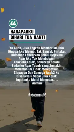 Harapan dihari tua