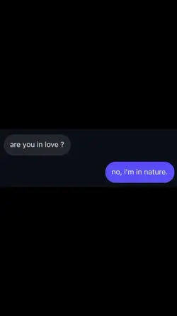 i'm in nature
