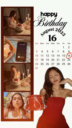 BIRTHDAY 16 AUGUST