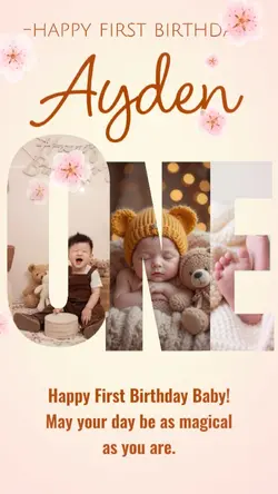 First Birthday
