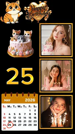 Birthday 25 MAY