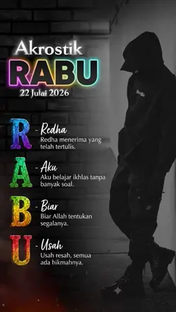 AKROSTIK RABU