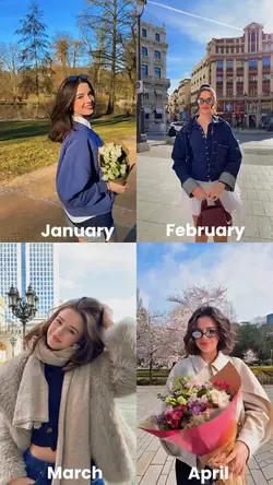 January - April