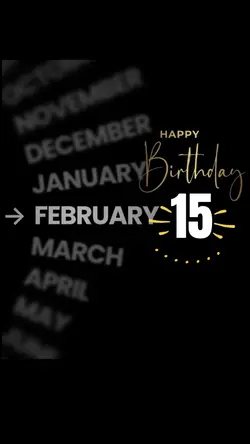 Bday 15 February 