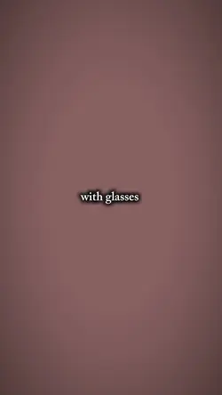 with glasses