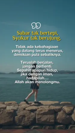 Sabar tak bertepi

