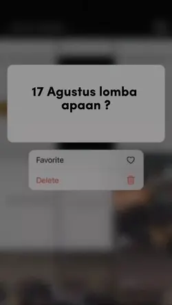 17 Agustus lomba apa