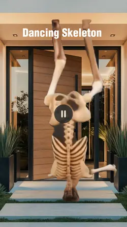 Dancing skeleton