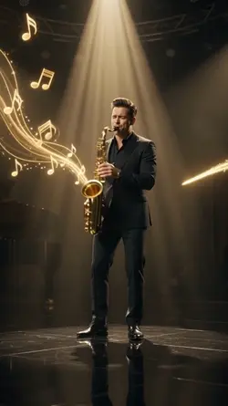 saxophone player