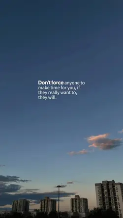 Don't force anyone t