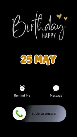 HBD to me 25 May