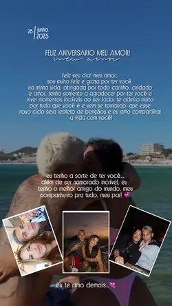 Parabéns meu amor