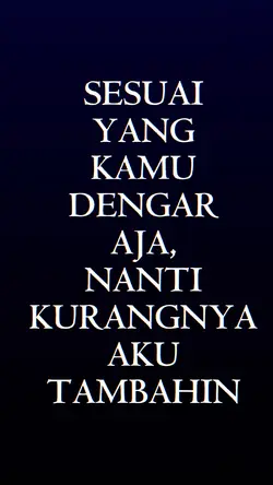 NANTI AKU TAMBAHIN