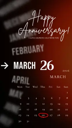 ANNIVERSARY MARCH 26