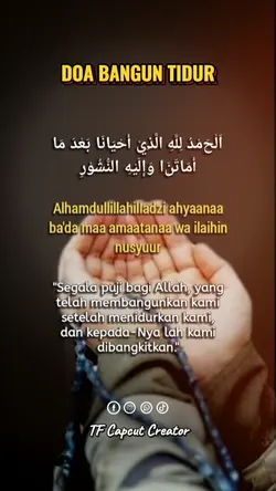 Doa Bangun Tidur