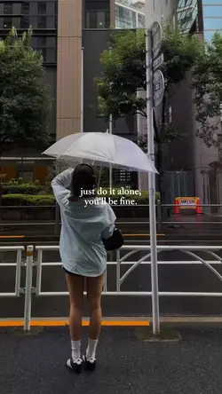 just do it alone 