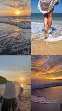 beach collage