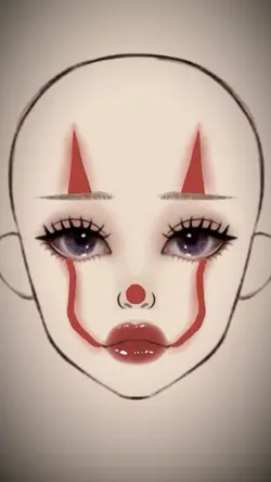 Make Up badut  JJ