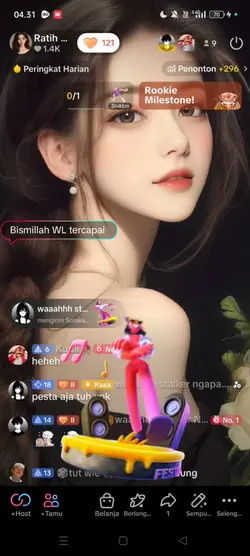 Template gift tiktok