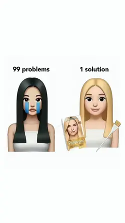 blonde hair