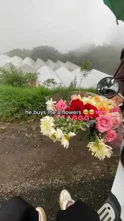 he buys me flowers 