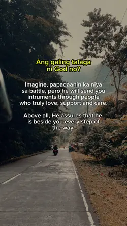 Ang galing ni god.