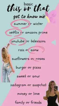 Get to know me 