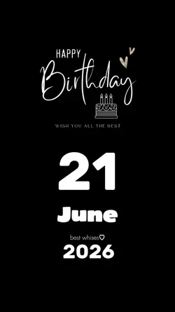 Hbd 21 June 2026