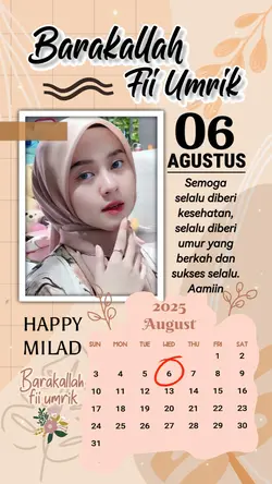 MILAD 6 AGUSTUS