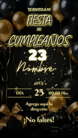 Invitación cumpleaño