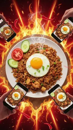 Billboard to Plate: Fast-Fire Food Promo