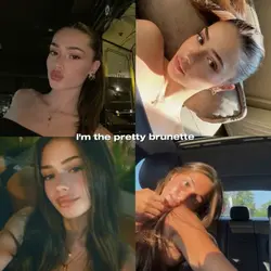 blonde & brunette