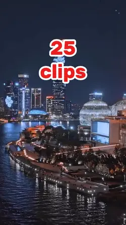 25 clips template