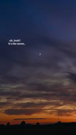 it's the moon