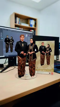 3d miniatur langsung