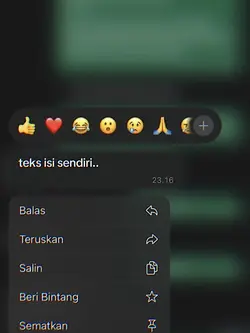 teks isi sendiri