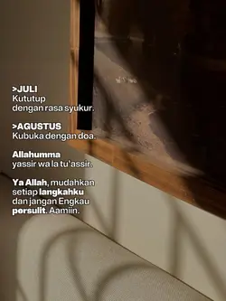 JULI - AGUSTUS