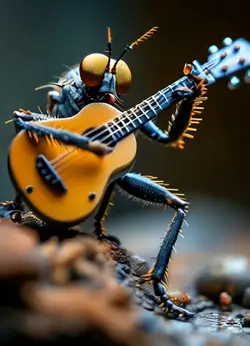 #insect #ant#guitar 