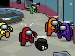 among us (>w<)
