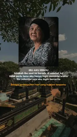 Ibu aku rindu