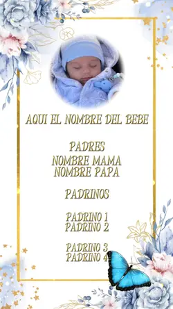 invitac bautizo niño